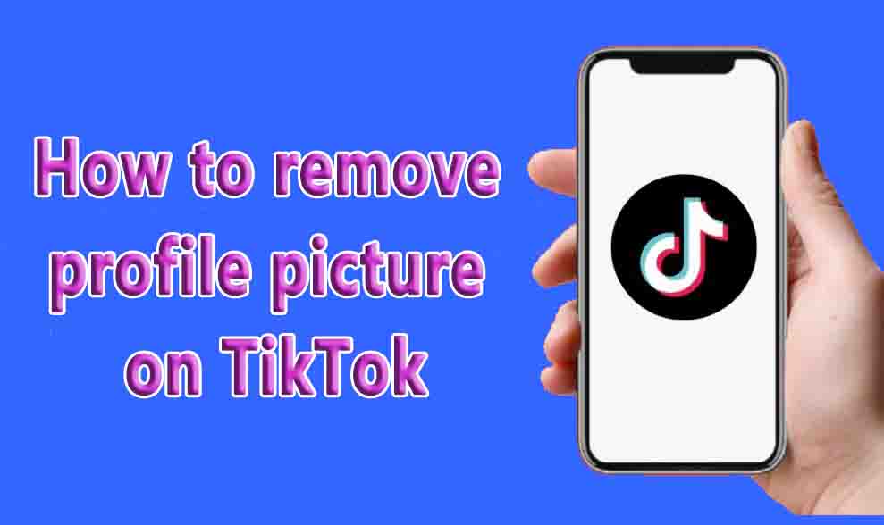remove profile picture on TikTok